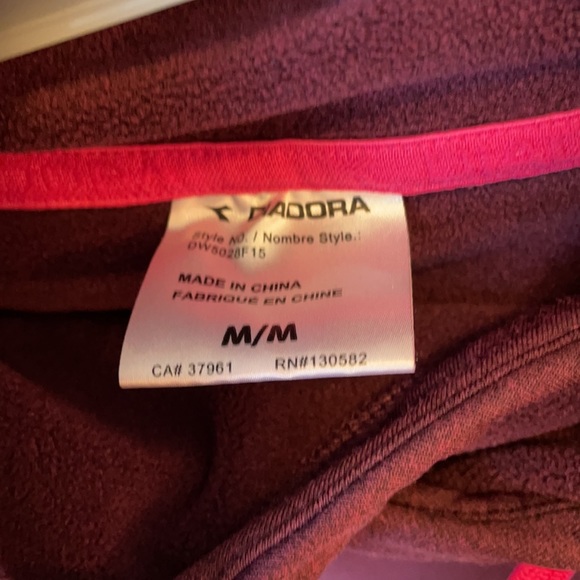 Women’s Diadora Hoodie - Purple - Sz M - Picture 2 of 2